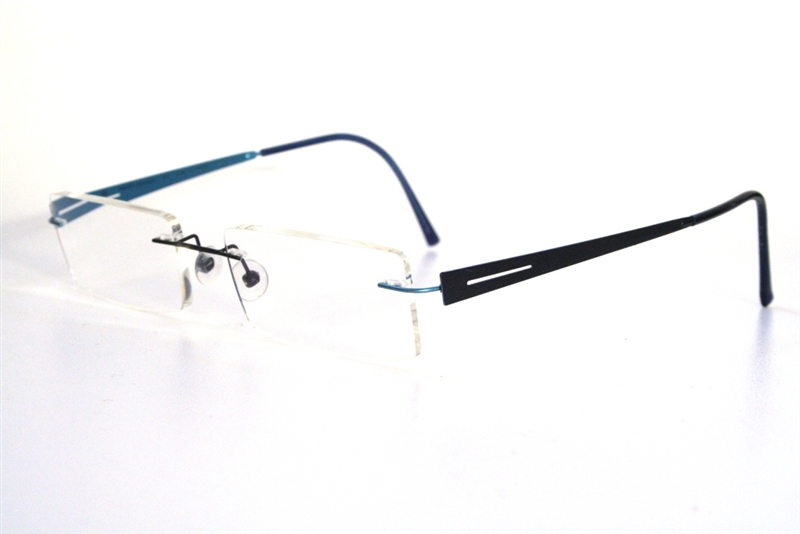 Henry Jullien TACT MC Brille Blau/Schwarz glasses lunet  